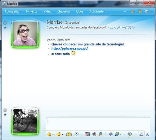 Dica - Como activar links no Messenger 2009